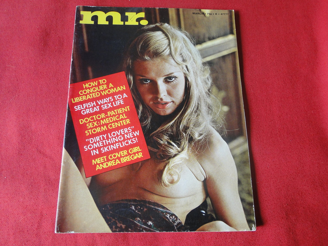 Vintage Nude Erotic Sexy Adult Magazine Mr. March 1973          JB2