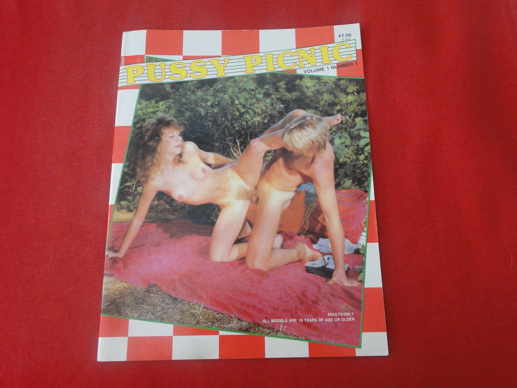 Vintage Nude Erotic Sexy Adult Magazine Pussy Picnic #1       P74