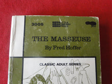 Load image into Gallery viewer, Vintage Erotic Adult Paperback Book/Novel The Masseuse 1971     PB5
