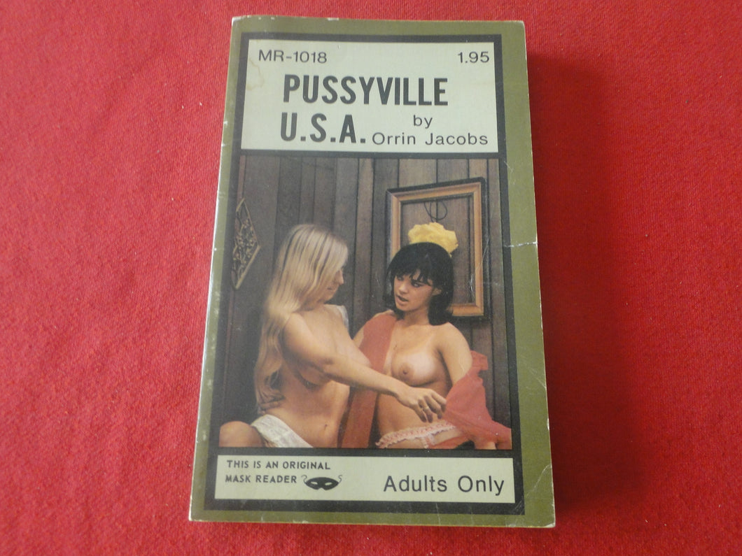 Vintage Adult Paperback Novel/Book Pussyville U.S.A. Orrin Jacobs    P11