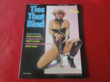 Load image into Gallery viewer, Vintage Nude Erotic Sexy Adult Magazine BDSM Ties That Bind HOM 1989      GN

