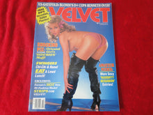 Load image into Gallery viewer, Vintage Nude Erotic Sexy Adult Magazine Velvet October 1986        JB27

