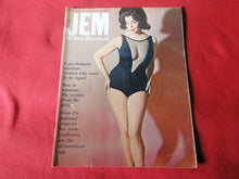 Load image into Gallery viewer, Vintage Nude Erotic Sexy Adult Magazine Jem December 1965    JB2
