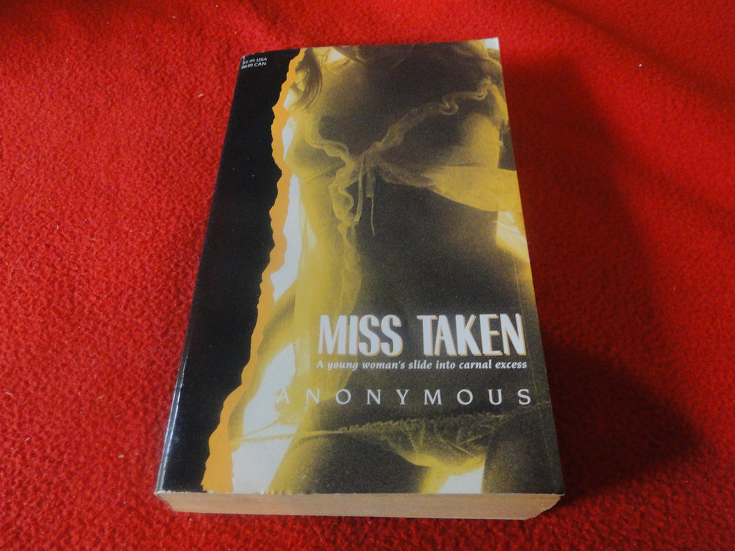 Vintage Sexy Erotic Adult Paperback Book/ Novel Miss Taken     G5