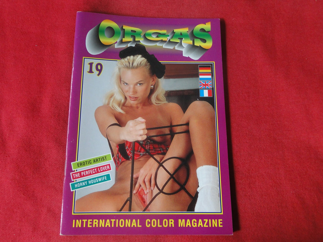 Vintage Nude Erotic Sexy Adult Magazine Orgas 19 1997    JB56