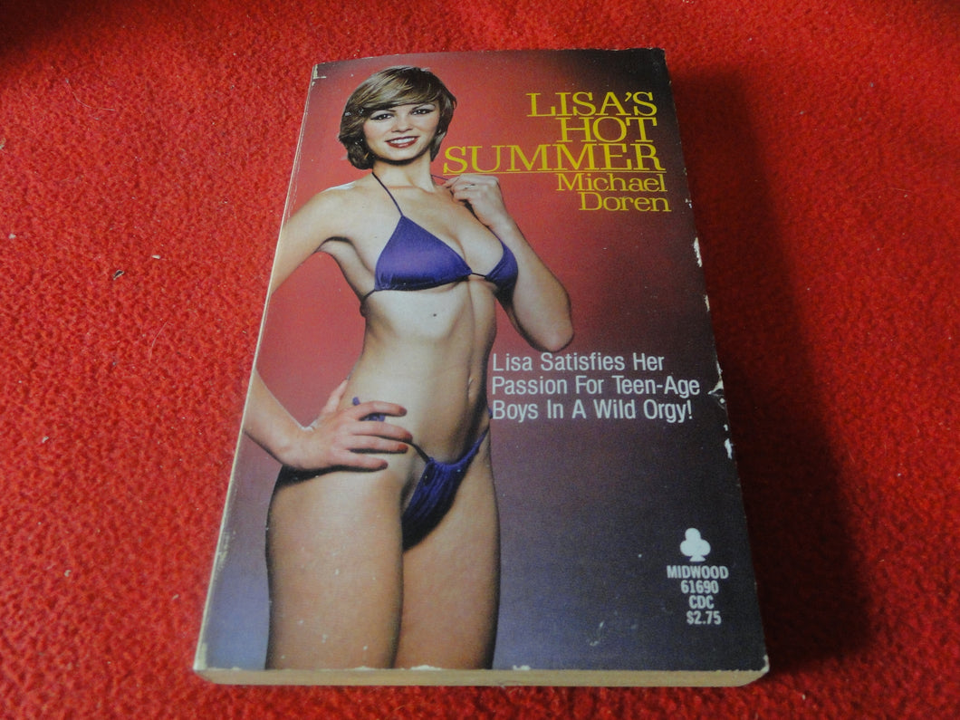Vintage Sexy Erotic Adult Paperback Book/ Novel Lisa's Hot Summer     G5