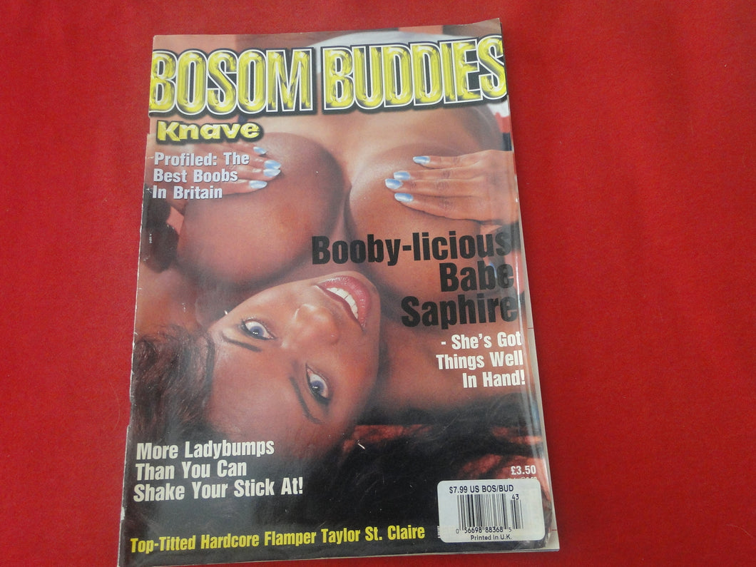 Vintage Nude Erotic Sexy Adult Magazine Bosom Buddies 2002         P74