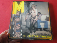 Load image into Gallery viewer, Vintage 8MM Adult Pornographic Smoker Stag Film Movie She Does Them All      HC2
