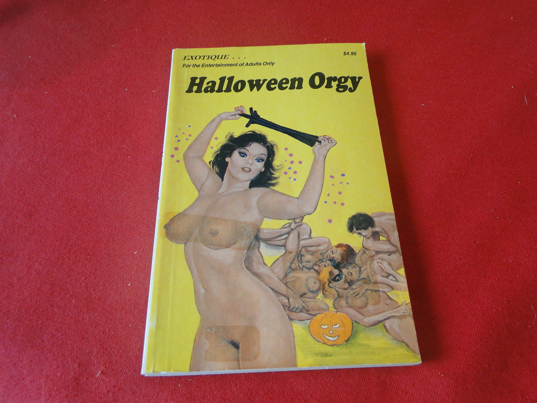 Vintage Adult Paperback Novel/Book Halloween Orgy                 PB4