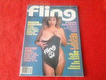 Load image into Gallery viewer, Vintage Nude Erotic Sexy Adult Magazine Fling March 1983 Uschi Digard Candy Samples   JB11
