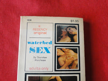 Load image into Gallery viewer, Vintage Erotic Adult Paperback Book/Novel Waterbed Sex 1971      X11

