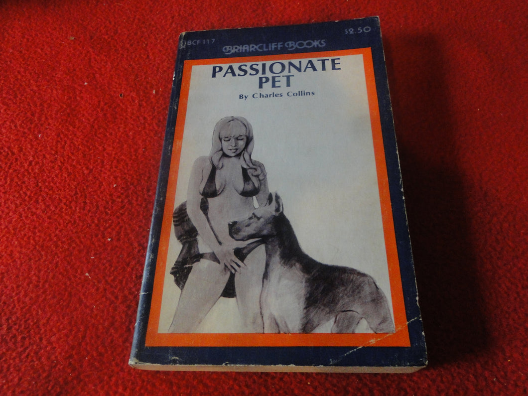 Vintage Sexy Erotic Adult Paperback Book/ Novel Passionate Pet Charles Collins  G5
