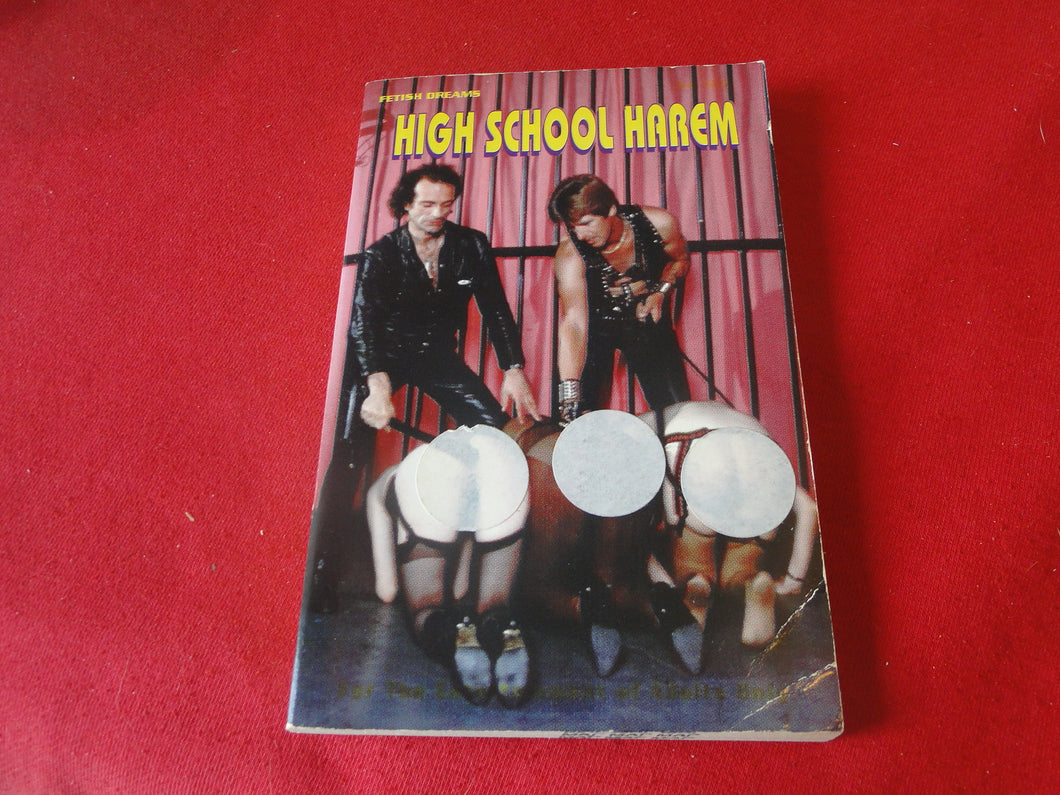 Vintage Adult Paperback Novel/Book High School Harem              PB5