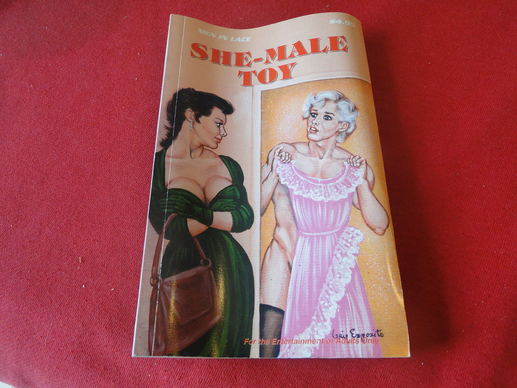 Vintage Adult Paperback Novel/Book She-Male Toy              PB5