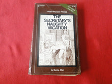Load image into Gallery viewer, Vintage Adult Paperback Novel/Book Greenleaf The Secretary's Naughty Vacation 1981 ROUGH  G3
