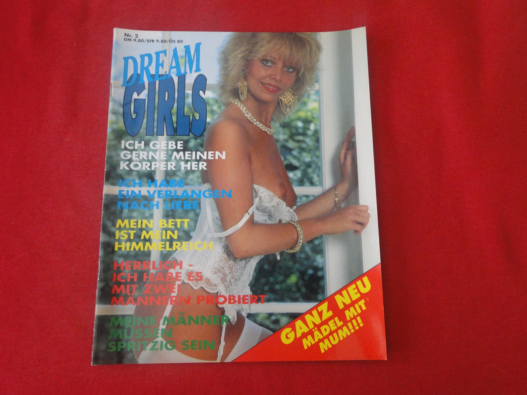 Vintage Nude Erotic Sexy Adult Magazine Dream Girls Foreign Danish     P74