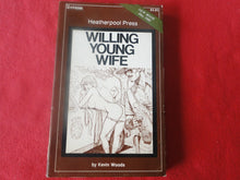Load image into Gallery viewer, Vintage Adult Paperback Novel/Book Greenleaf Willing Young Wife 1980      G3
