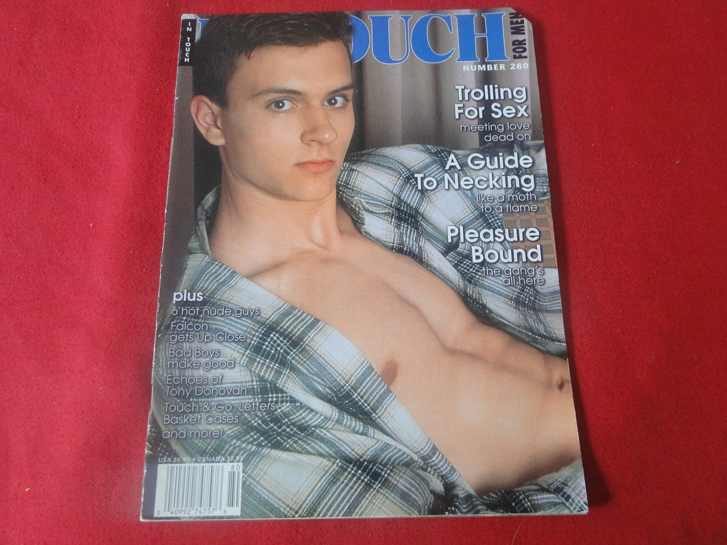 Vintage Adult Erotic Sexy Magazine Gay Interest In Touch 2000   P74