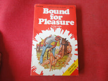 Load image into Gallery viewer, Vintage Nude Erotic Sexy Adult Paperback Book/Novel Bound For Pleasure 1980 Greenleaf  X12
