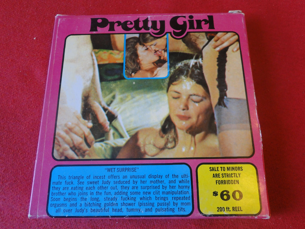 Vintage 8MM Adult Pornographic Smoker Stag Film Pretty Girl Wet Surprise         PB5