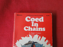 Load image into Gallery viewer, Vintage Nude Erotic Sexy Adult Paperback Book/Novel Coed In Chains 1980  Greenleaf  X12
