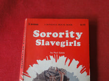Load image into Gallery viewer, Vintage Nude Erotic Sexy Adult Paperback Book/Novel Sorority Slavegirls 1980  Greenleaf  X12

