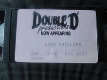 Load image into Gallery viewer, Vintage Adult XXX VHS Porn Tape X-Rated Big Tit Double D Productions Lisa Phillips  X7
