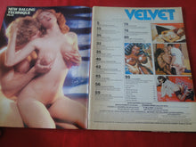 Load image into Gallery viewer, Vintage Nude Erotic Sexy Adult Magazine Velvet July 1979          G27
