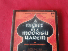 Load image into Gallery viewer, Vintage Erotic Adult Paperback Book/Novel A Night In A Moorish Harem 1967       X2
