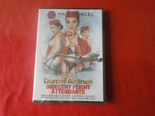 Load image into Gallery viewer, Vintage Adult Erotic Sexy Porn XXX DVD Movie SEALED Dorcel Airlines Indecent Flight Attendants    FF
