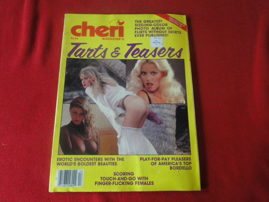 Vintage Nude Erotic Sexy Adult Magazine Cheri Tarts & Teasers 1981        G27