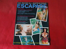 Load image into Gallery viewer, Vintage Nude Erotic Sexy Adult Men&#39;s Magazine Escapade Aug. 1975      HC5
