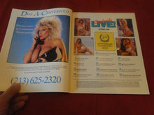 Load image into Gallery viewer, Vintage Nude Erotic Sexy Adult Magazine Live October 1988         P100
