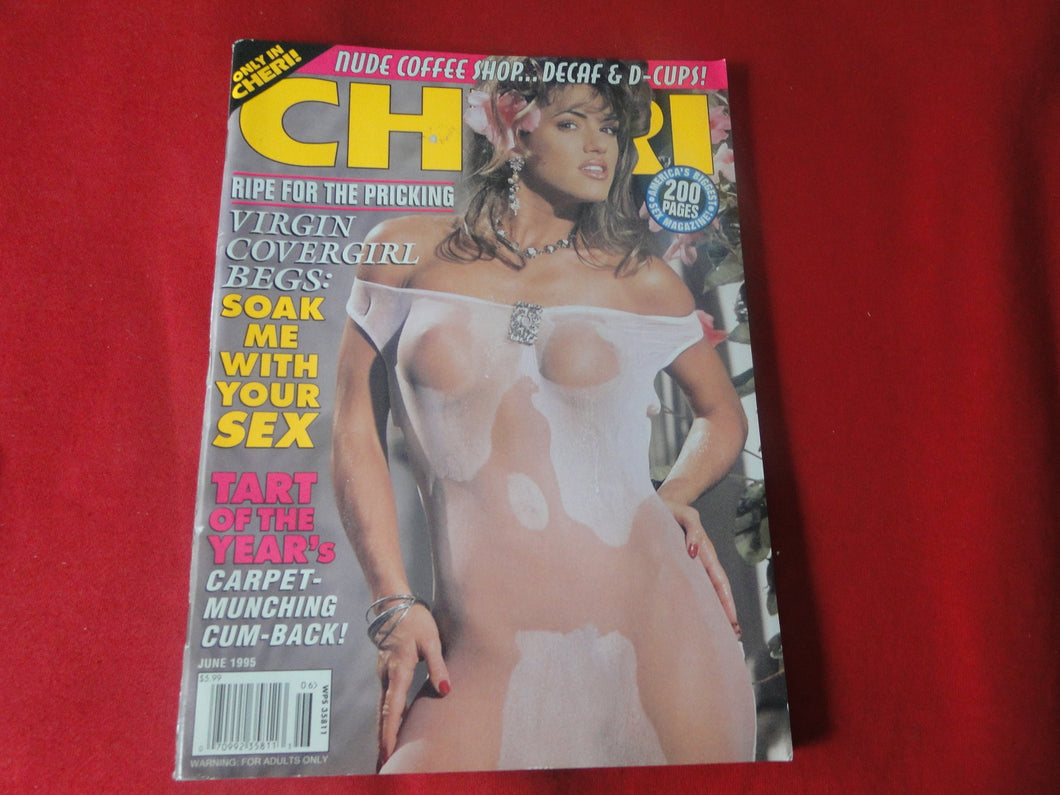 Vintage Nude Erotic Sexy Adult Magazine Cheri June 1995        G36