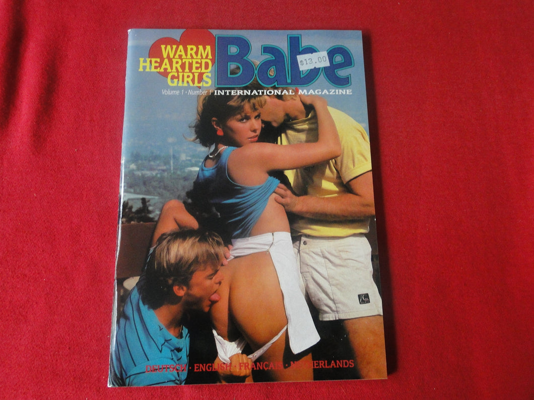 Vintage Nude Erotic Sexy Adult Magazine Danish Warm Hearted Girls Babe      G27