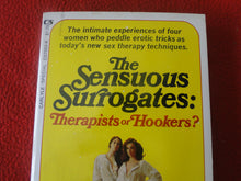Load image into Gallery viewer, Vintage Sexy Erotic Adult Paperback Book/ Novel The Sensuous Surrogates 1975    G5
