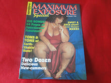 Load image into Gallery viewer, Vintage Nude Erotic Sexy Adult Magazine Plumpers Maximum Exposure Sept. 1998   JB57
