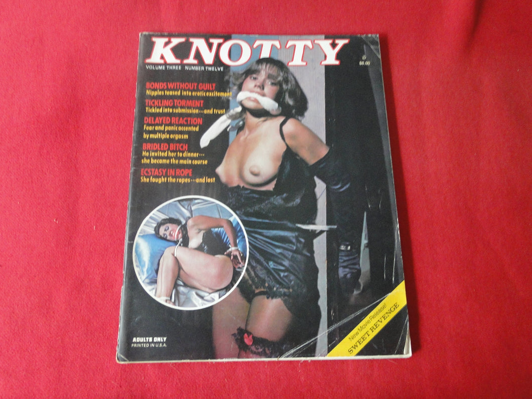 Vintage Nude Erotic Sexy Adult Magazine Knotty 1982      JB65