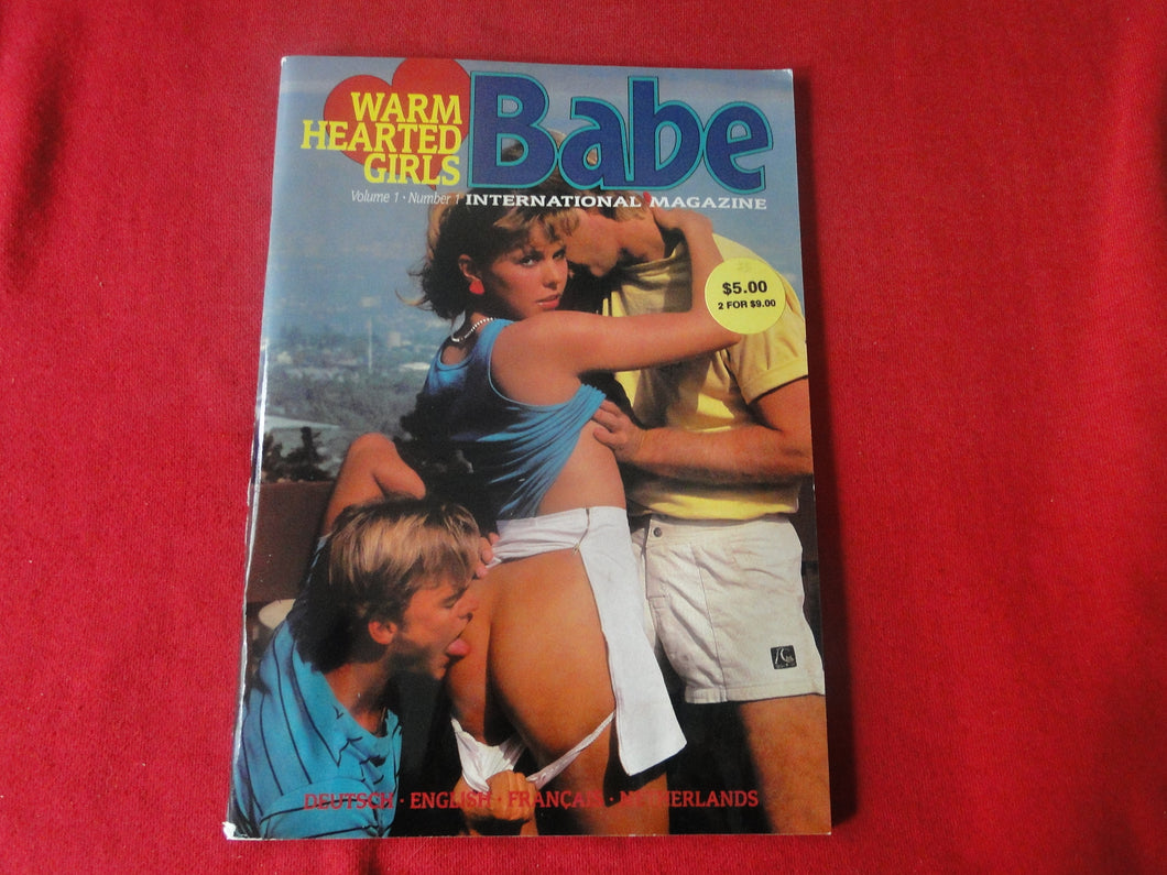 Vintage Nude Erotic Sexy Adult Magazine Danish Warm Hearted Girls Babe      G27