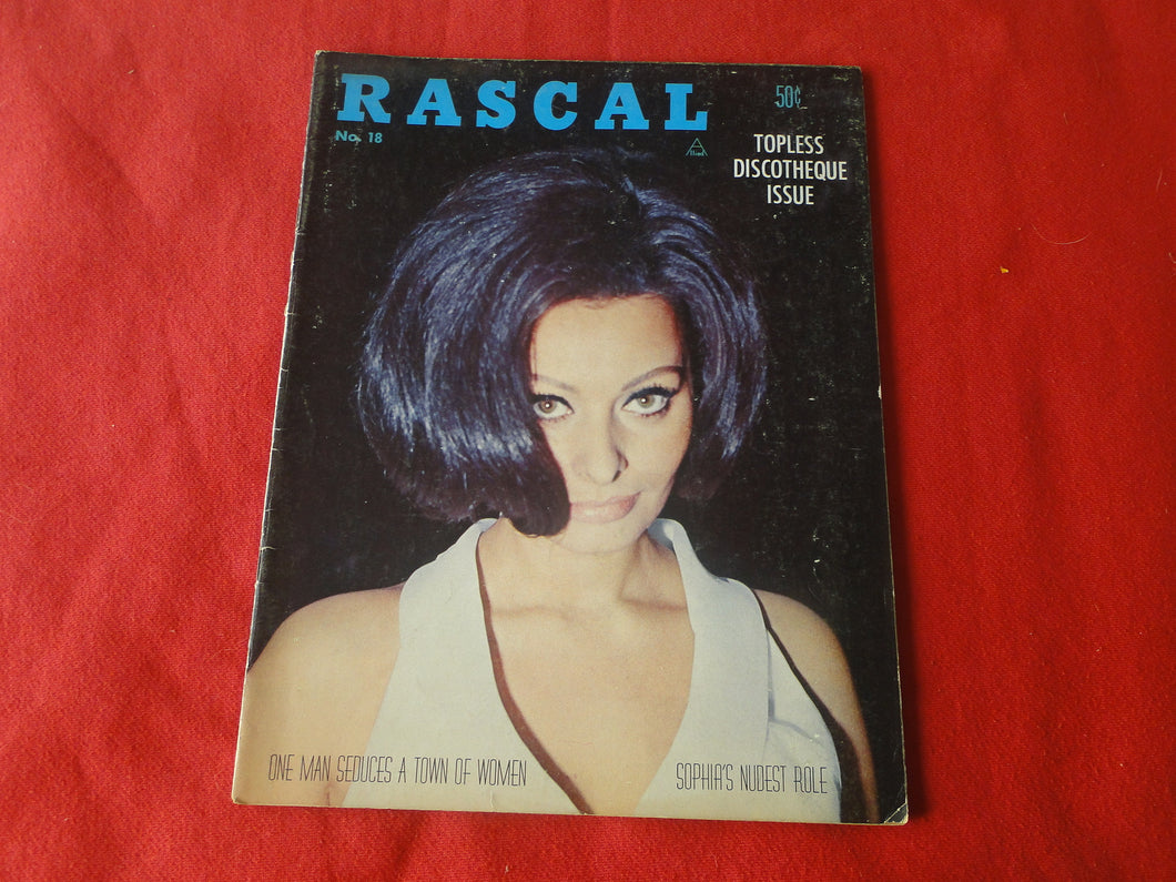 Vintage Nude Erotic Sexy Adult Magazine Rascal March 1966     JB3