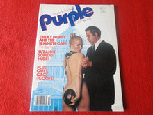 Load image into Gallery viewer, Vintage Nude Erotic Sexy Adult Magazine Purple October 1978        G7
