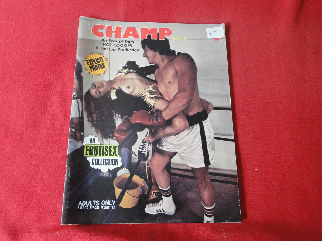 Vintage Nude Erotic Sexy Adult Magazine Champ 1979          JB63