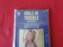Load image into Gallery viewer, Vintage Erotic Adult Paperback Book/Novel Midwood Girls In Trouble     Y
