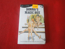 Load image into Gallery viewer, Vintage Sexy Erotic Adult Paperback Book/ Novel Donna's Magic Box 1975       Z
