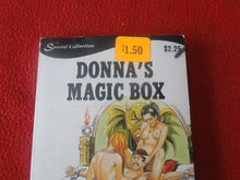 Load image into Gallery viewer, Vintage Sexy Erotic Adult Paperback Book/ Novel Donna's Magic Box 1975       Z
