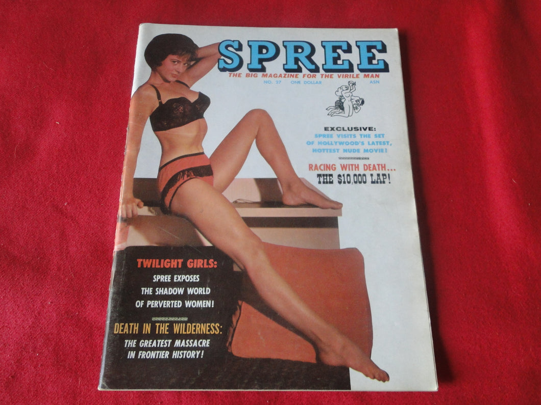 Vintage Nude Erotic Sexy Adult Magazine Spree 1962       JB3a