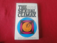 Load image into Gallery viewer, Vintage Erotic Adult Paperback Book/Novel The Sexual Climax 1967      Y
