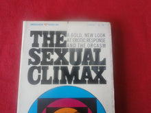 Load image into Gallery viewer, Vintage Erotic Adult Paperback Book/Novel The Sexual Climax 1967      Y
