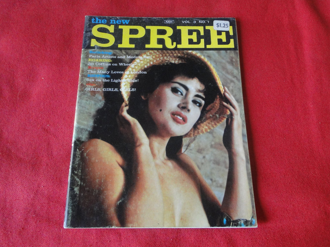 Vintage Nude Erotic Sexy Adult Magazine Spree 1965       JB3a