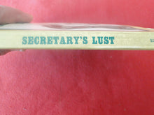 Load image into Gallery viewer, Vintage Adult Paperback Novel/Book Secretary's Lust 1975 ROUGH      G2
